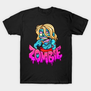 Female Cartoon zombie T-Shirt